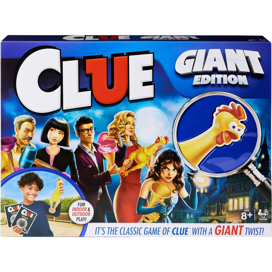 Giant Clue Classic Mystery Party Retro Board Game
