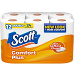 12-Count Scott ComfortPlus Toilet Paper Double Rolls