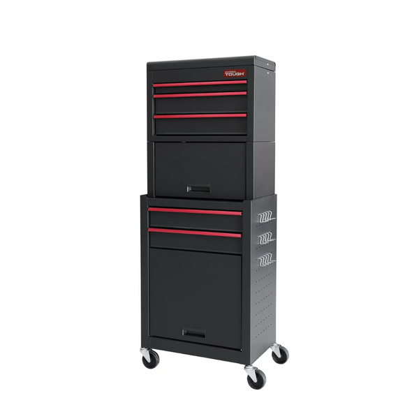 Hyper Tough 20" 5 Drawer Rolling Tool Chest & Cabinet Combo