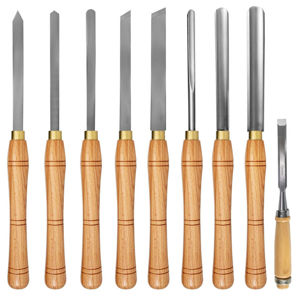 8-Piece Vevor Hss Steel Blades Lathe Chisel Set