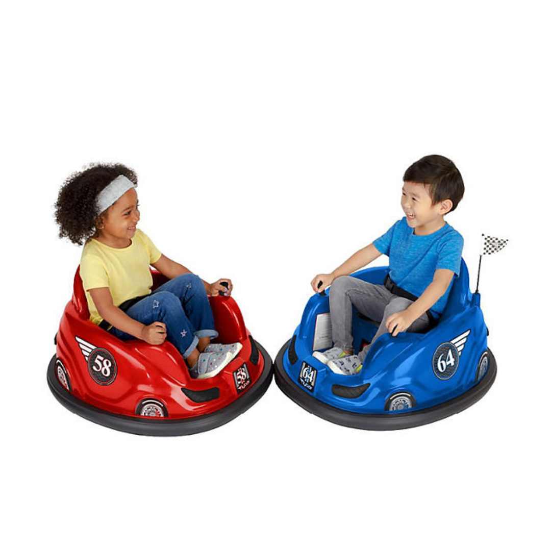 Flybar 6-Volt Battery Powered Electric Bumper Cars (2 Pack)