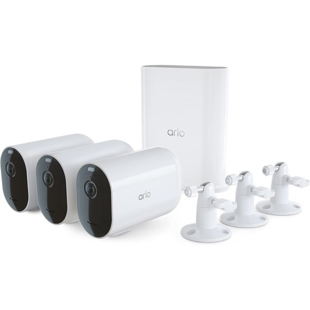3-Pack Arlo Pro 5S 2K XL Wireless Dual Band Wi-Fi Security Cameras