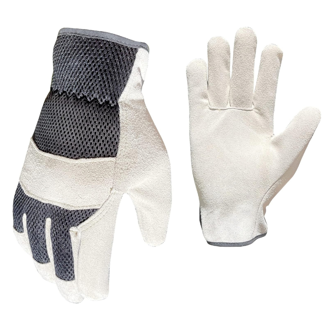 AWP Mesh-Back Suede and Cowhide Work Gloves