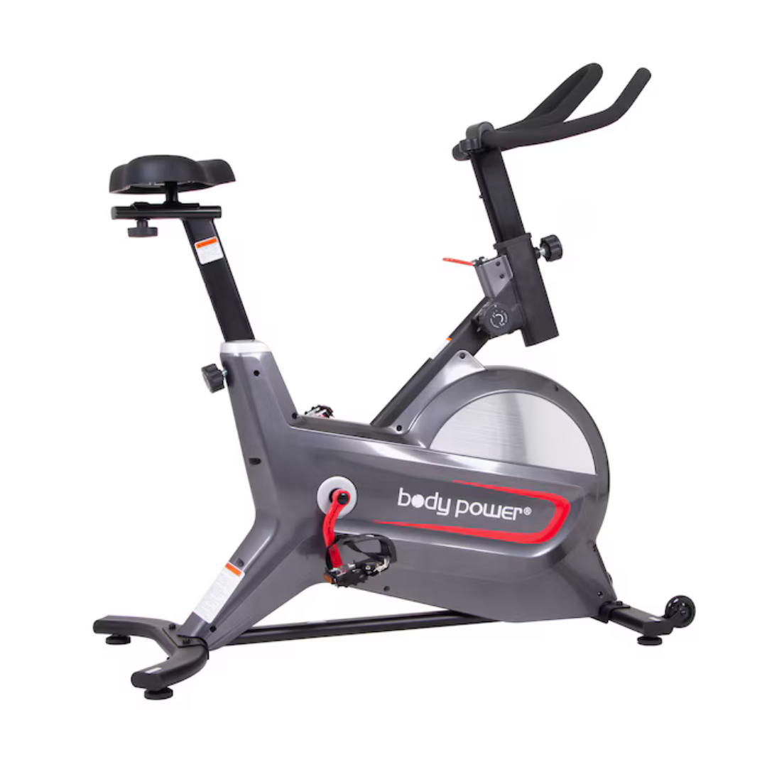 Body Power PRO Deluxe Indoor Cycle Trainer with Curve-Crank Technology