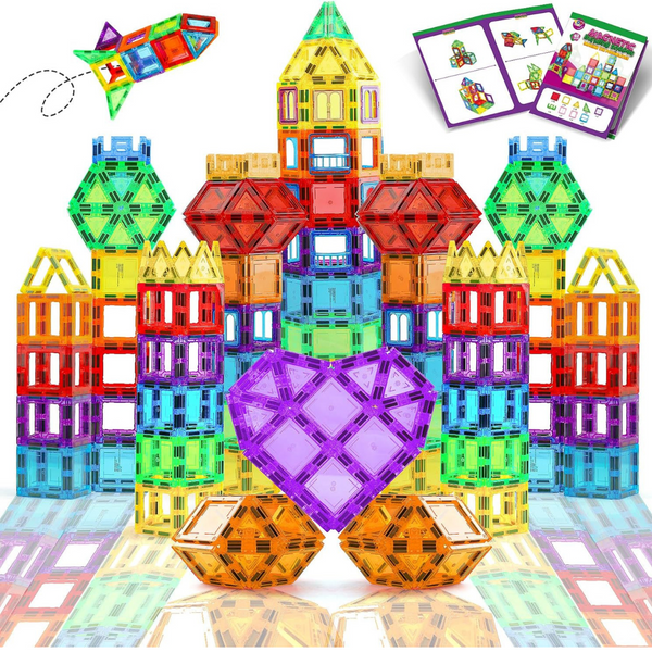 62-Pieces TOY Life Magnetic Building Tiles