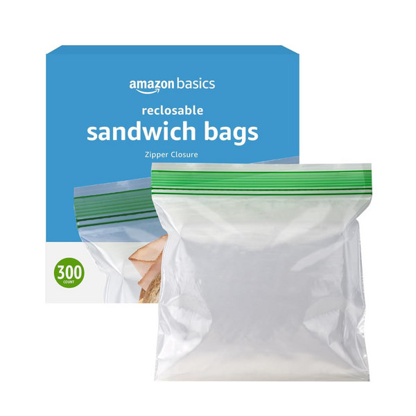 300-Count Amazon Basics Sandwich Storage Bags