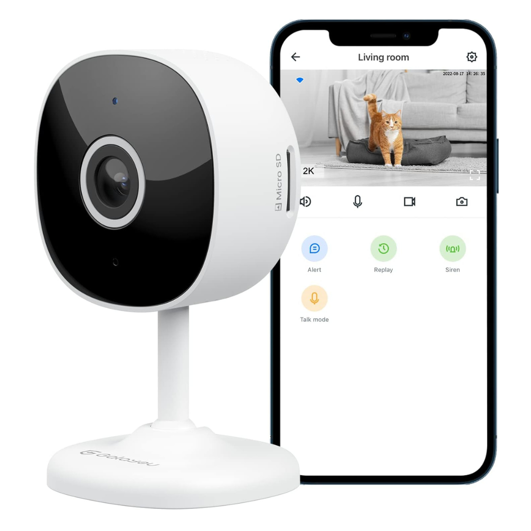 Galayou 2K WiFi Motion Sensor Night Vision Home Security Camera