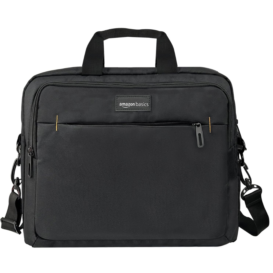 Amazon Basics 15.6" Laptop Computer and Tablet Shoulder Bag