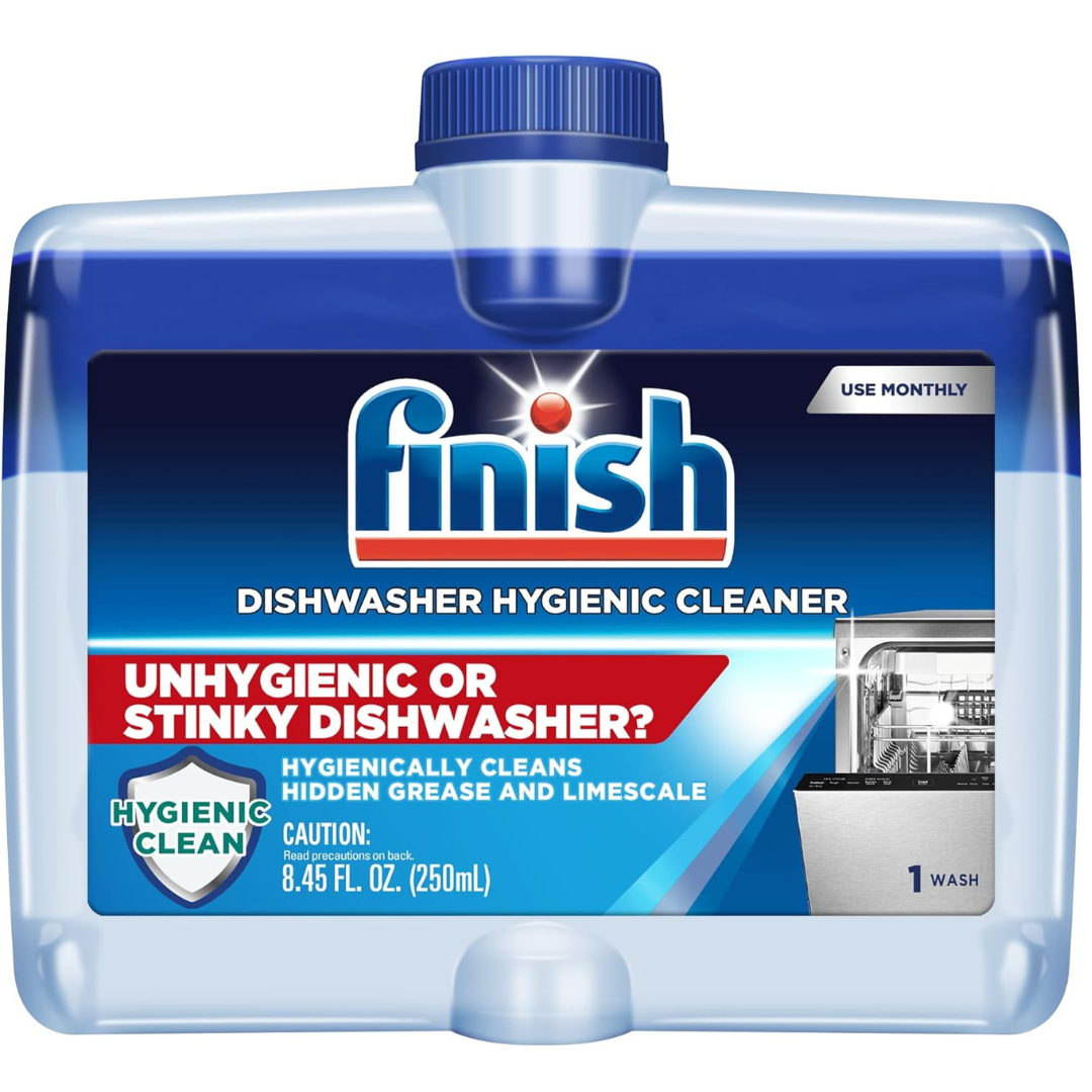 Finish Dual Action Dishwasher Cleaner: Fight Grease & Limescale, Fresh (8.45 oz)