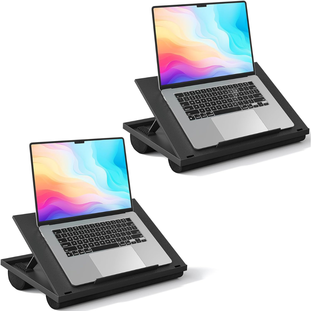 2-Pack Huanuo 8 Adjustable Angles & Dual Cushions Laptop Stand