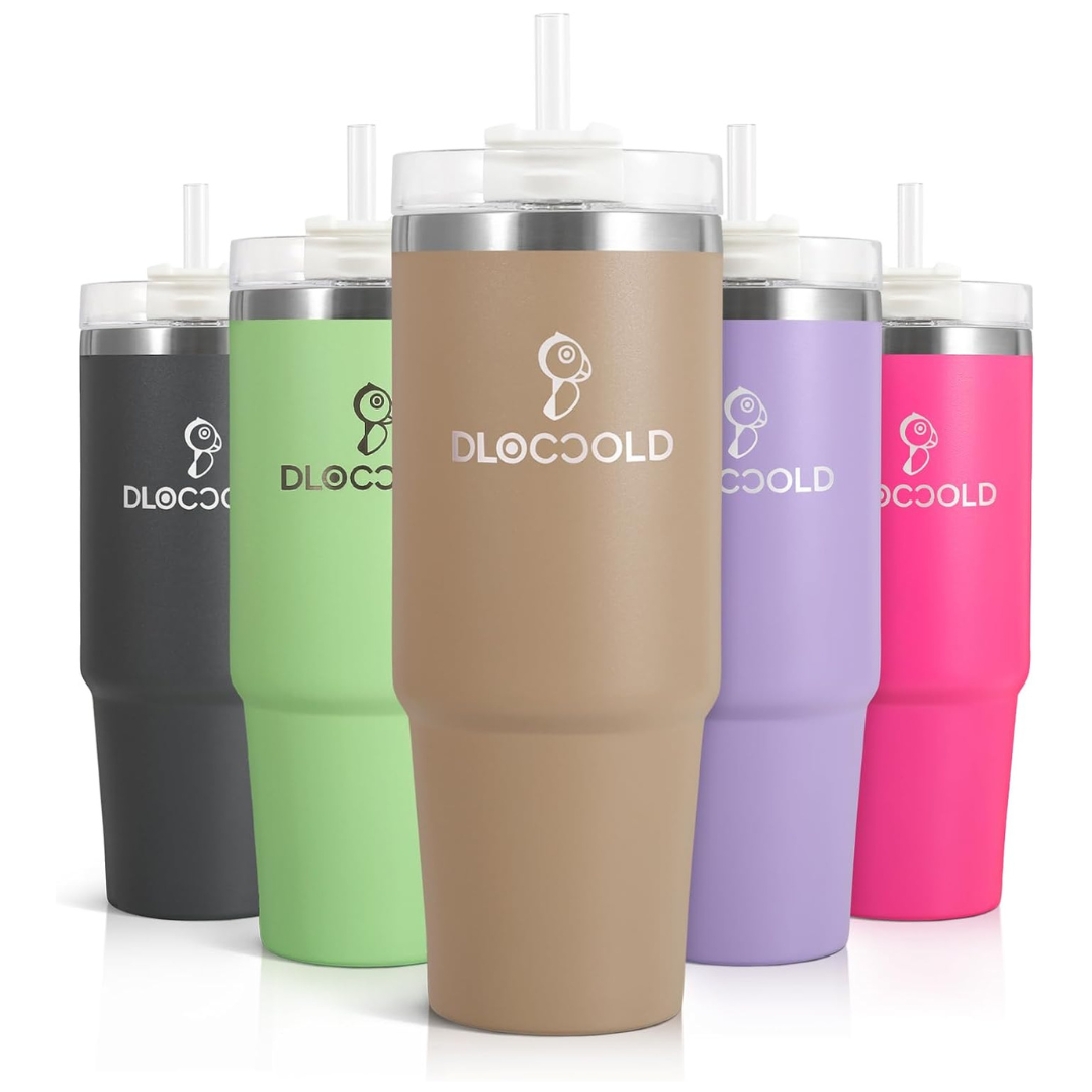 Dloccold 30 Oz Stainless Steel Double Wall Insulated Tumbler