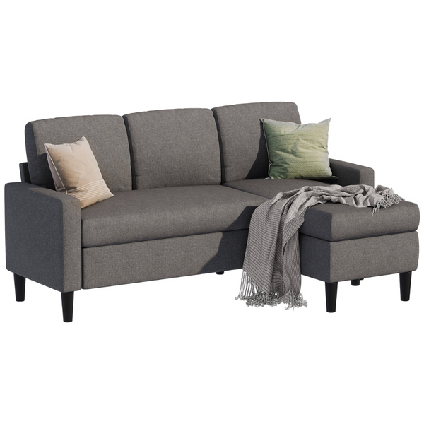 Walsunny Convertible Sectional L-Shaped Couch