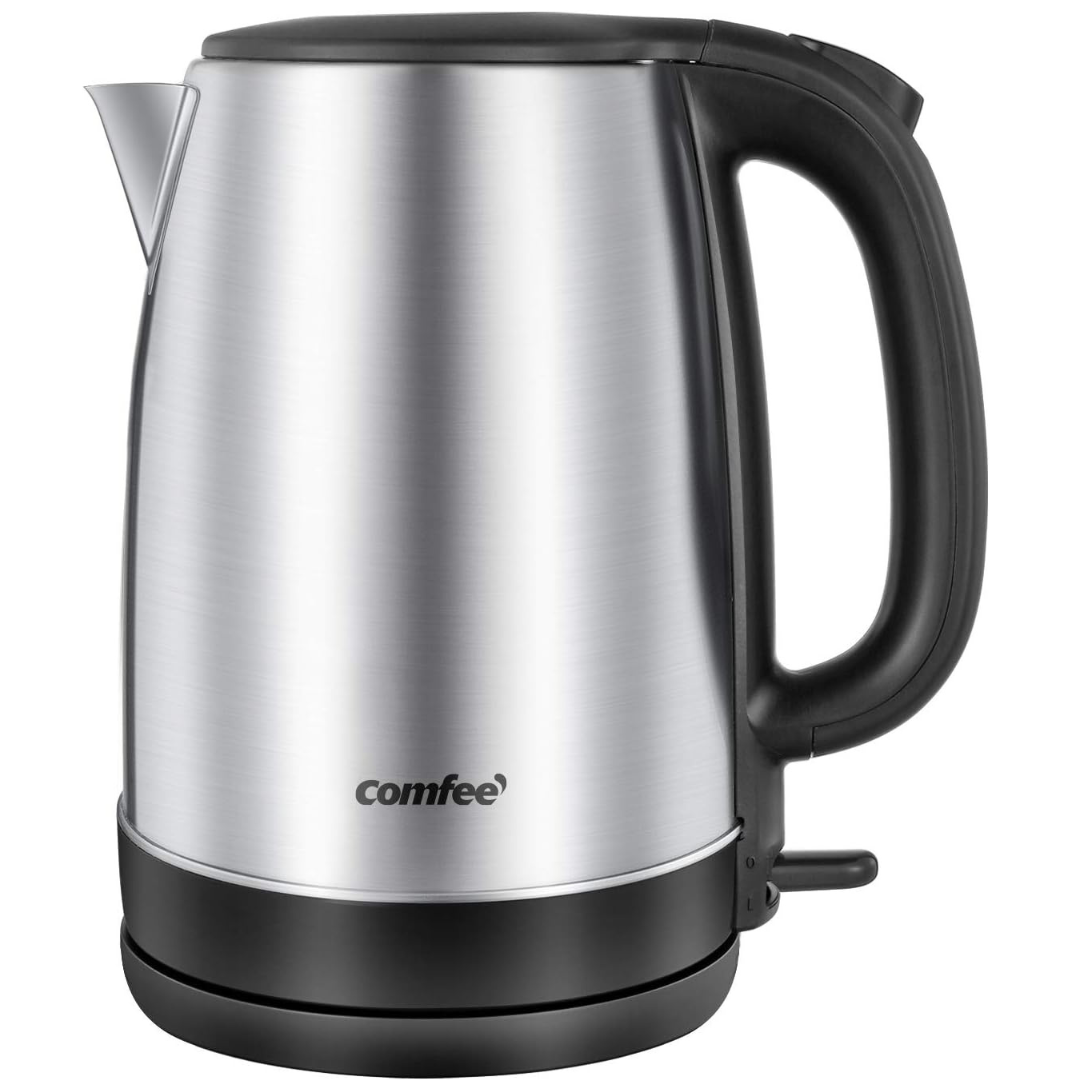 Comfee 1.7L Stainless Steel Cordless Electric Tea Kettle