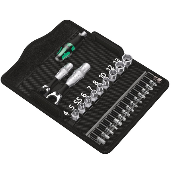 Wera 05135918001 Kompakt Zyklop Mini 2 Metric Socket/Bit Driver Set