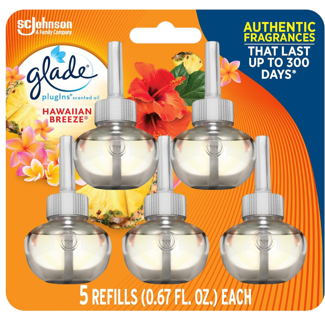 Glade Plug Ins Refills Air Freshener (3.35 Fl Oz, 5 Count)
