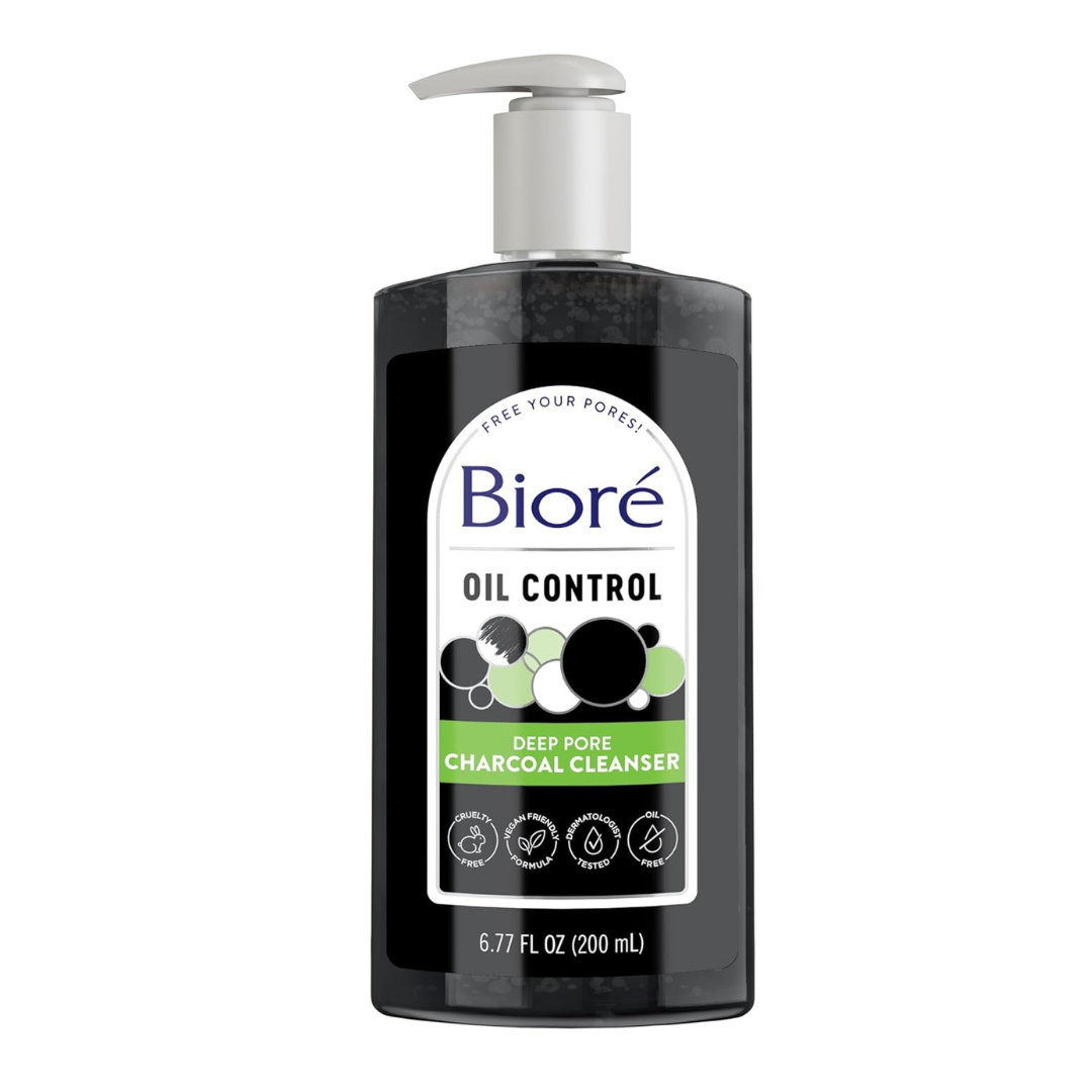 Biore 6.77 Oz Deep Pore Charcoal Daily Face Wash