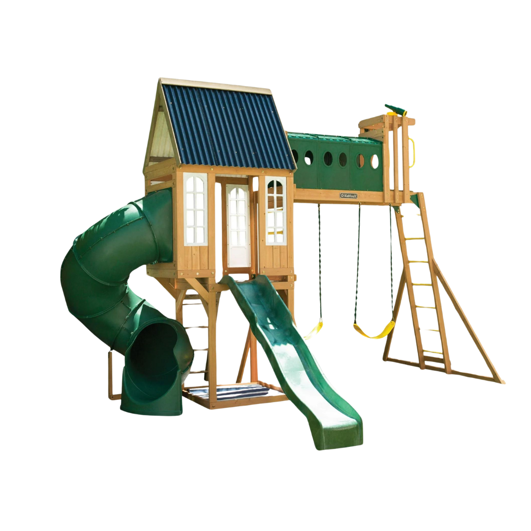 KidKraft Skyway Resort Wooden Outdoor Swing Set