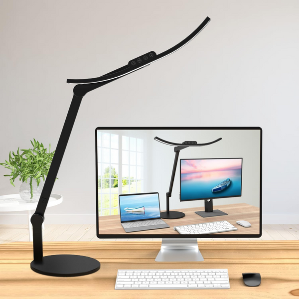 Omorepa 1000LM Adjustable Desk Dimmable Touch Tall Table Light Lamp