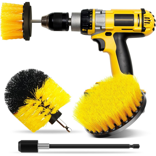 4-Pack CasaCulina Drill Brush Attachment Set