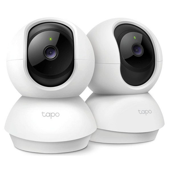 2-Pack TP-Link Tapo C210 3MP Pan & Tilt Wi-Fi Security Camera