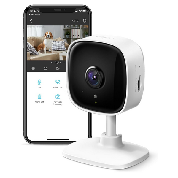 TP-Link Tapo 1080P 2-Way Audio Siren Indoor Security Camera