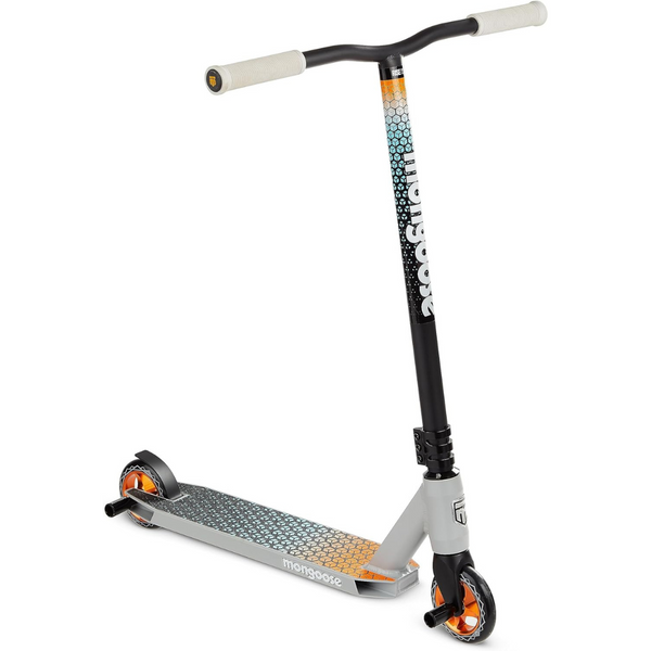 Mongoose Rise Freestyle Stunt/Trick Scooter, Lightweight Alloy Deck & Heavy-Duty Frame Up to 220 lbs.