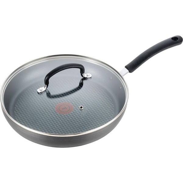 T-fal Ultimate Hard Anodized Nonstick Fry Pan With Lid 10 Inch