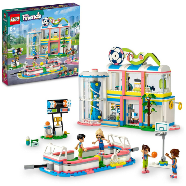 LEGO Friends Sports Center 41744 Building Toy Set, includes Football, Basketball and Tennis Games