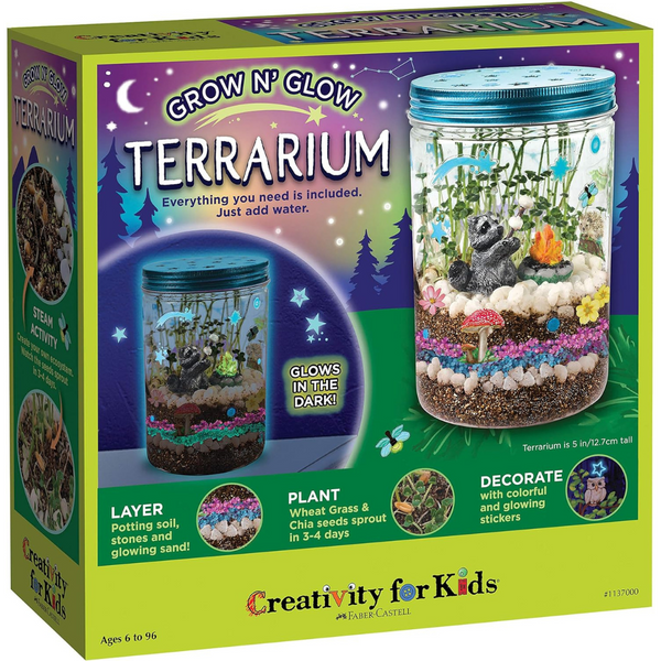 Creativity for Kids Grow ‘N Glow Terrarium Kit