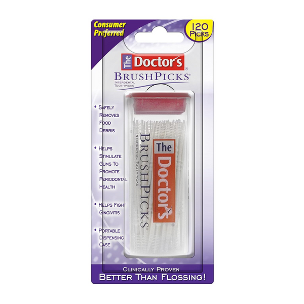 120-Count The Doctor's BrushPicks Interdental Toothpicks