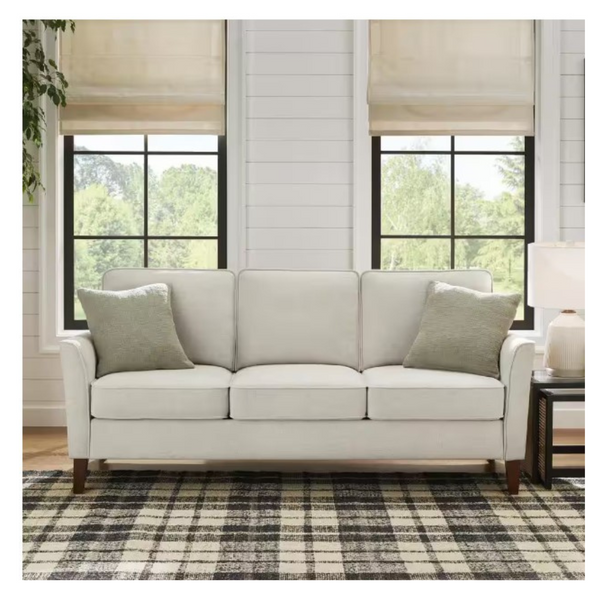 StyleWell Doherty 79.9" Modern Flared Arm Fabric Sofa