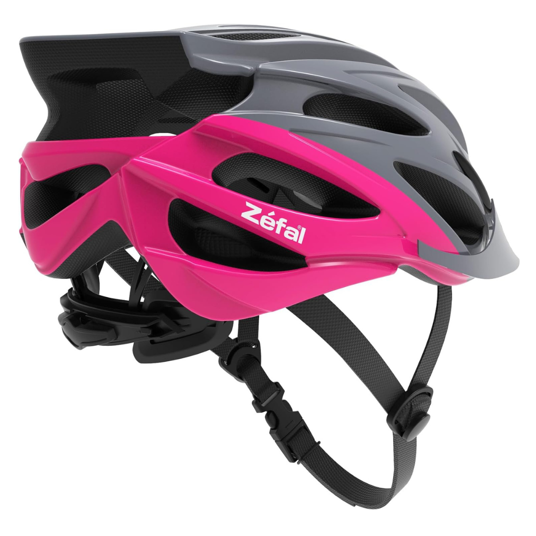 Zefal Women's Pro Gray Pink Bike Helmet