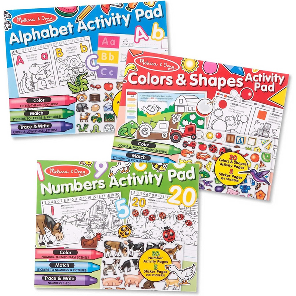 Melissa & Doug Activity Pad Bundle