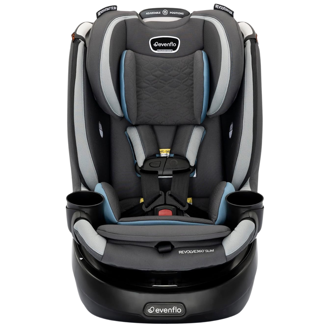 Evenflo Revolve360 Slim 2-in-1 Rotational Car Seat With Quick Clean Cover