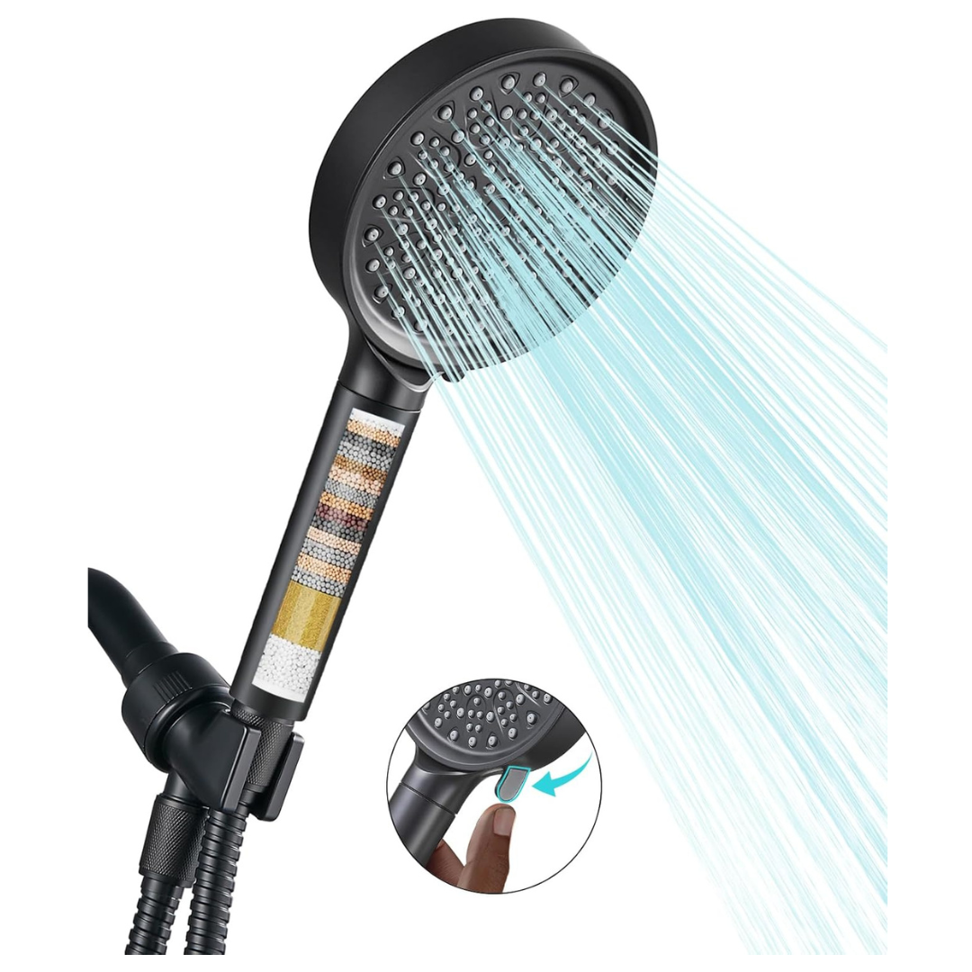 Cobbe Filtered 6 Spray Handheld Shower Head With Filters