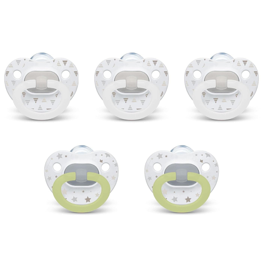 5-Pack Nuk Timeless Collection Comfy Orthodontic Pacifiers