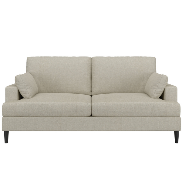 Hillsdale Furniture Positano 74.5" Square Arm 3-Seater Rectangle Sofa