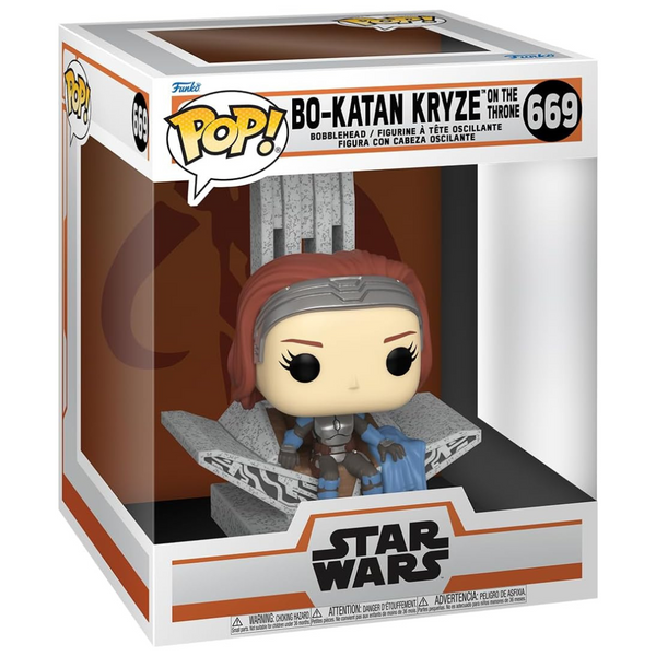 Funko Pop! Deluxe: The Mandalorian Bo-katan Kryze on The Throne