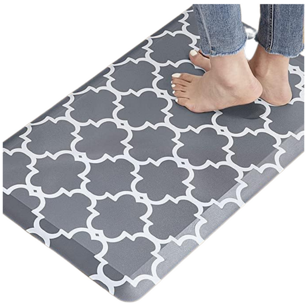 Kokhub 17.3'' x 28'' Thick Cushioned Anti Fatigue Waterproof Kitchen Rug Mat