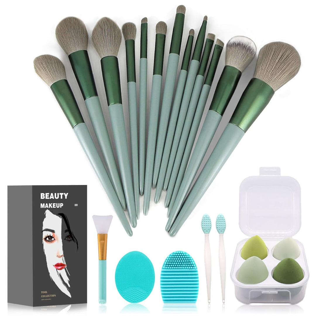 22-Piece Koccido Eyeshadow Brushes Makeup Kit