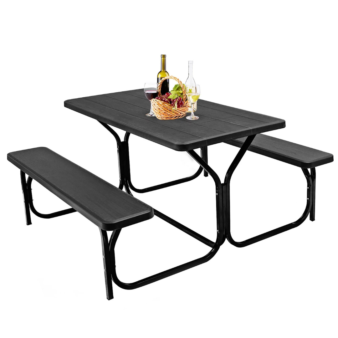 Costway Picnic Outdoor Table Bench Set (3 Colors)