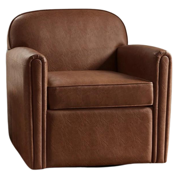 Madison Park Cedar Swivel Accent Chair