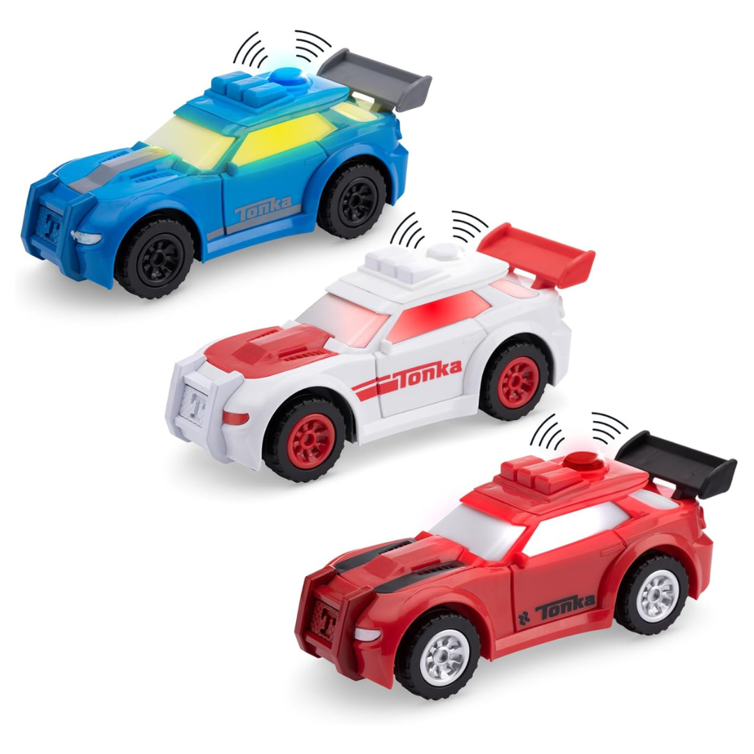 Tonka 3-Pack Sports Cars Made With Sturdy Plastic