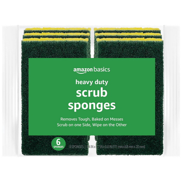 Amazon Basics Heavy Duty Sponges (6 Count)