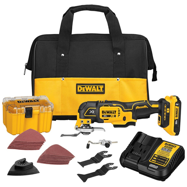 Dewalt 20V Max Xr Cordless Brushless 3-Speed Oscillating Multi Tool Kit