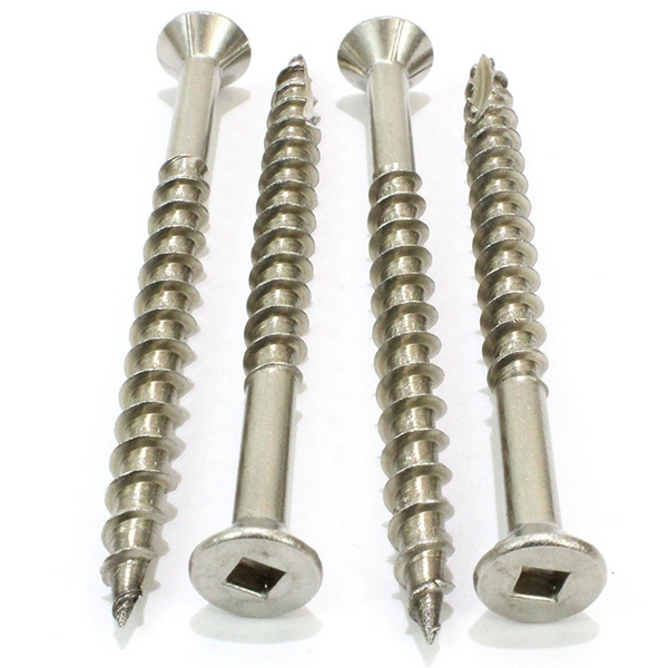 100-Pack 8 x 2" Stainless Steel Deck Screws