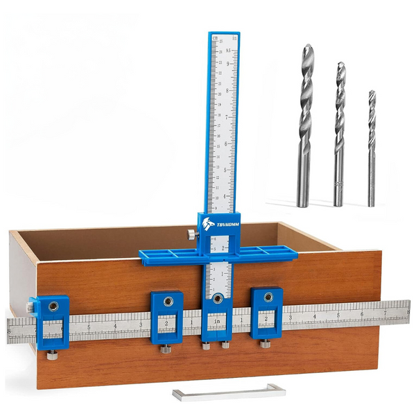 Tbvhomm Cabinet Hardware Jig Wood Drilling Dowelling Guide