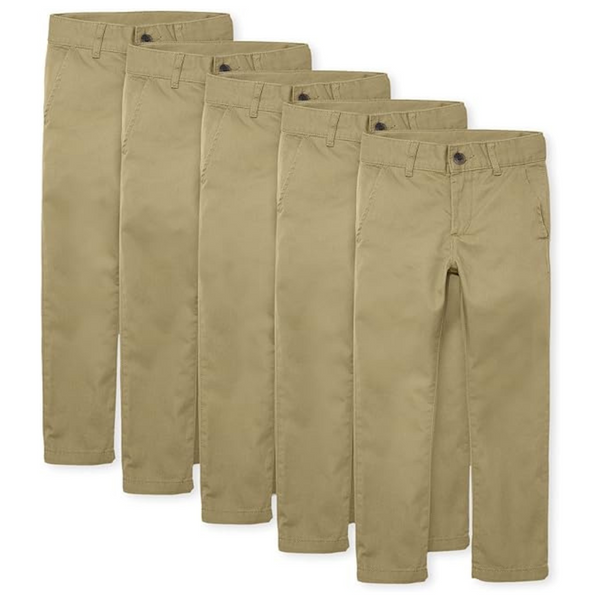 5-Pack The Children's Place Boys Skinny Chino Pants