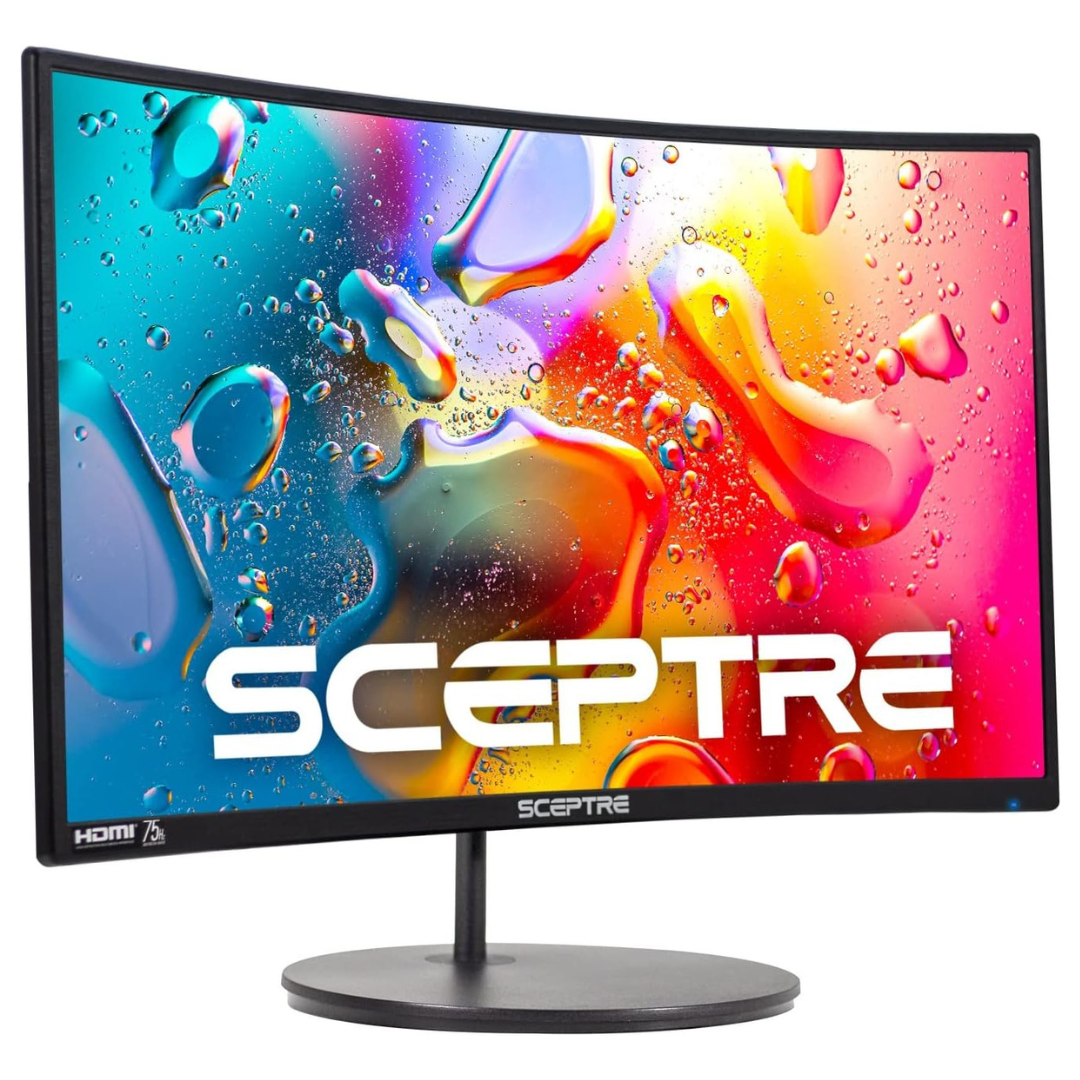 Sceptre Curved 24-inch Gaming Monitor 1080p, Build-In Speakers