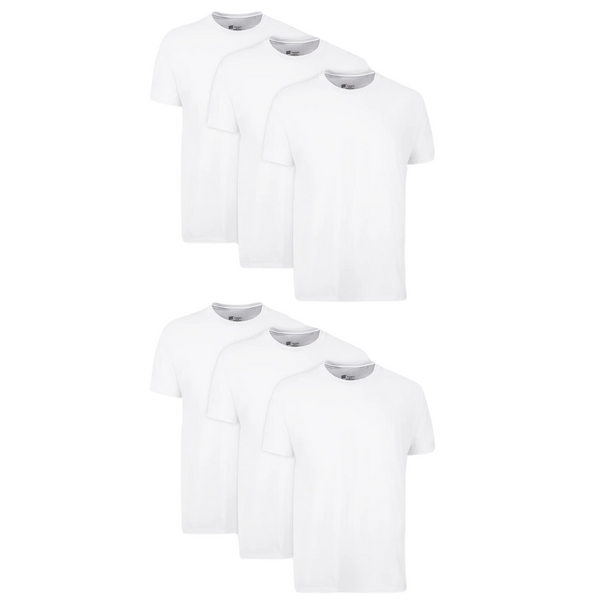 Hanes Men’s Cotton, Moisture-Wicking Crew Tee Undershirts